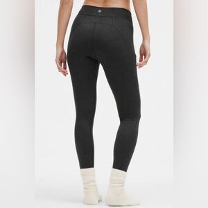 Lululemon NWT Soft Sueded High Rise Tights 25” Leggings Black Size 4